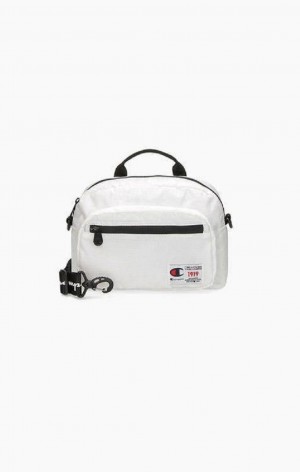 Champion 1919 Messenger Bag Vesker Dame Hvite | 3517-UNSBO