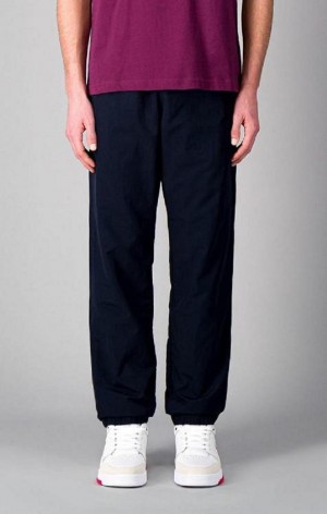 Champion C Logo Patch Cuffed Track Pants Joggebukse Herre Mørke Blå | 8674-OYAEL