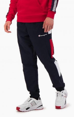 Champion Colour Block Track Pants Joggebukse Herre Mørke Turkis | 6751-GDRMY