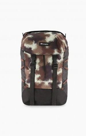 Champion Digital Camo Print Explorer Backpack Vesker Herre Grønn | 3219-UJXCW