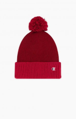 Champion Embroidered C Logo Hat Hatt Dame Rød | 3245-LKZFR