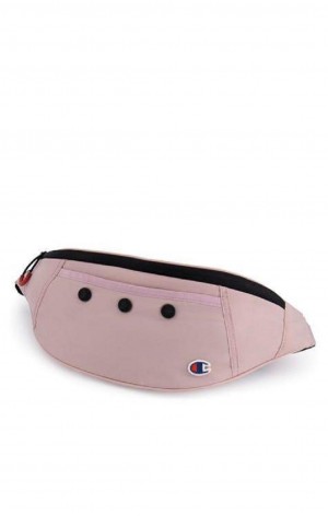 Champion Logo Reima C Patch Popper Belt Bag Vesker Dame Rosa | 7289-ESGLF