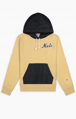 Champion New York MLB Hoodie Hettegenser Herre Beige | 1469-CGVEA