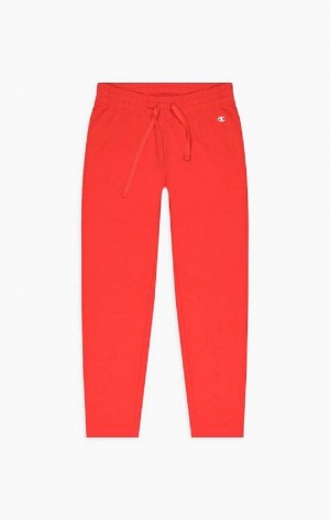 Champion Rett Leg Track Pants Joggebukse Dame Rød | 4301-JKGRA