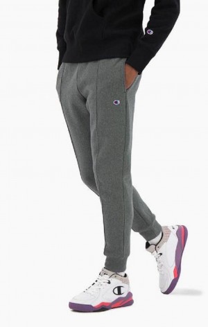 Champion Reverse Weave Cuffed Joggers Joggebukse Herre Mørke Grå | 4795-CYZXR