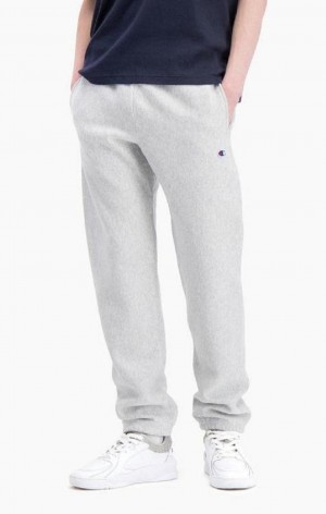 Champion Reverse Weave Joggers Joggebukse Herre Lyse Grå | 6473-BOLJD