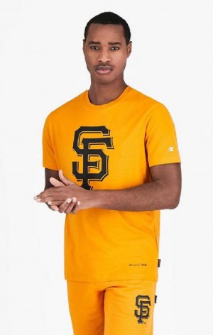 Champion San Francisco MLB T-Shirt T-skjorte Herre Oransje | 2857-AKODE