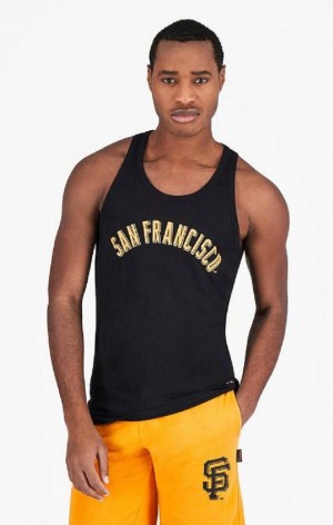 Champion San Francisco MLB Tank Top T-skjorte Herre Svarte | 5278-PLSYT