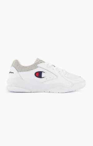 Champion Zone Low Trainers Joggesko Herre Hvite | 6027-BMZVO