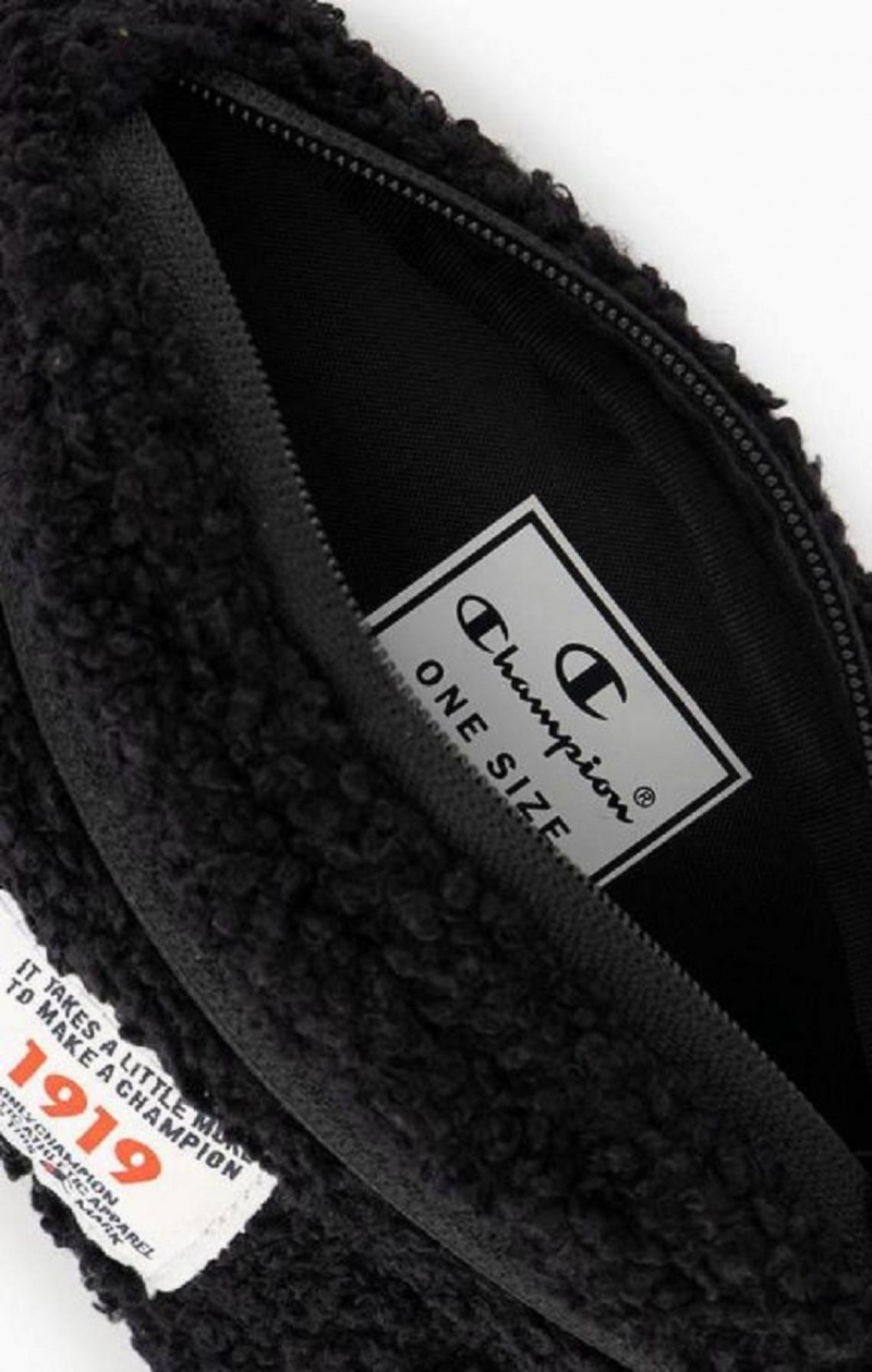 Champion 1919 Logo Belt Bag Vesker Dame Svarte | 0491-FGPZI