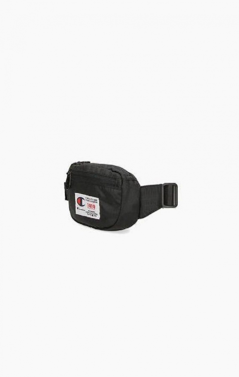 Champion 1919 Logo Belt Bag Vesker Dame Svarte | 9438-TXRCK