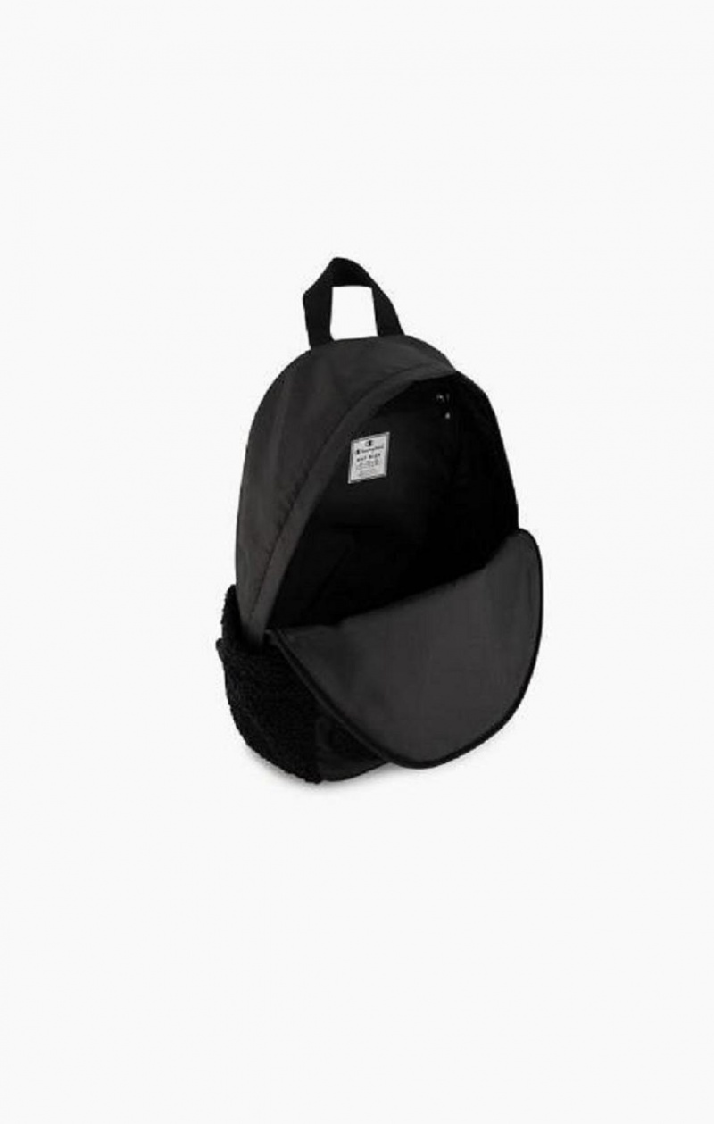 Champion 1919 Logo Teddy Backpack Vesker Herre Svarte | 6912-WRFJU