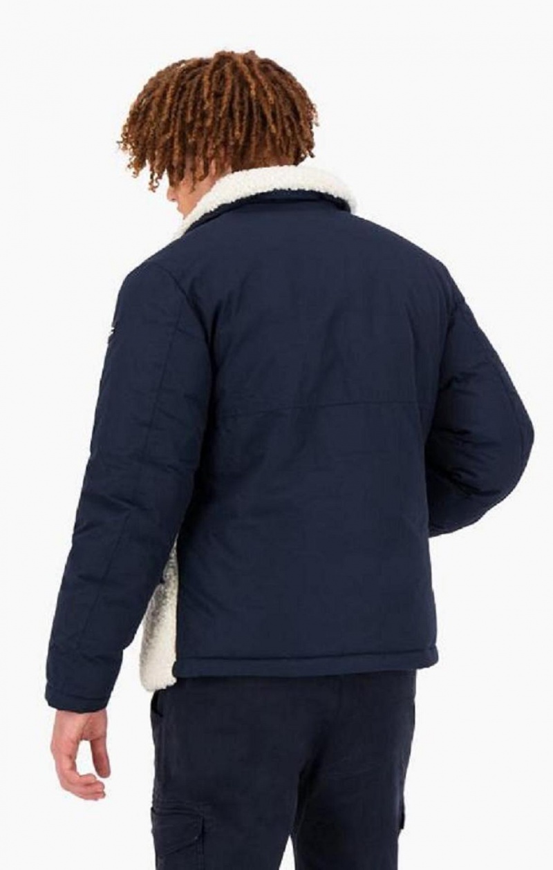 Champion 1919 Polstret Jacket Jakker Herre Mørke Turkis | 5614-JRFVK