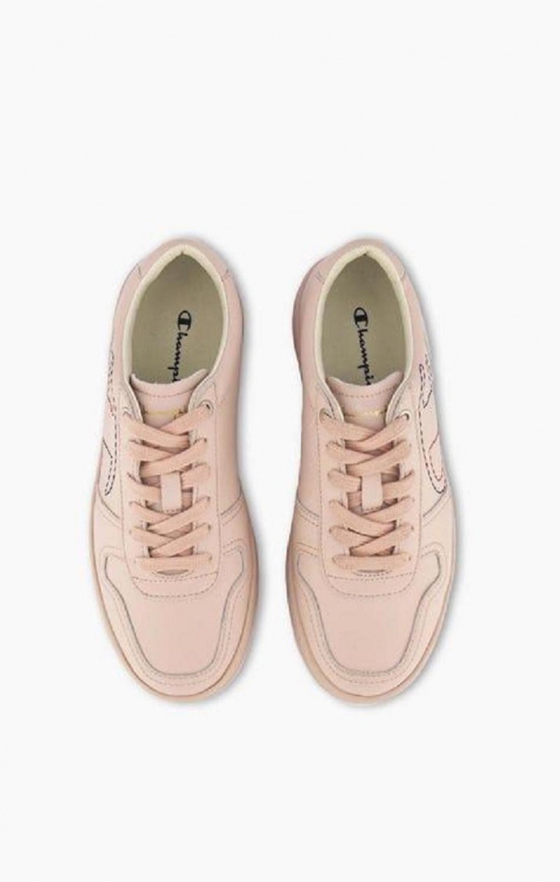 Champion 919 Low Logo Outline Trainers Joggesko Dame Rosa | 0256-ZNLQB