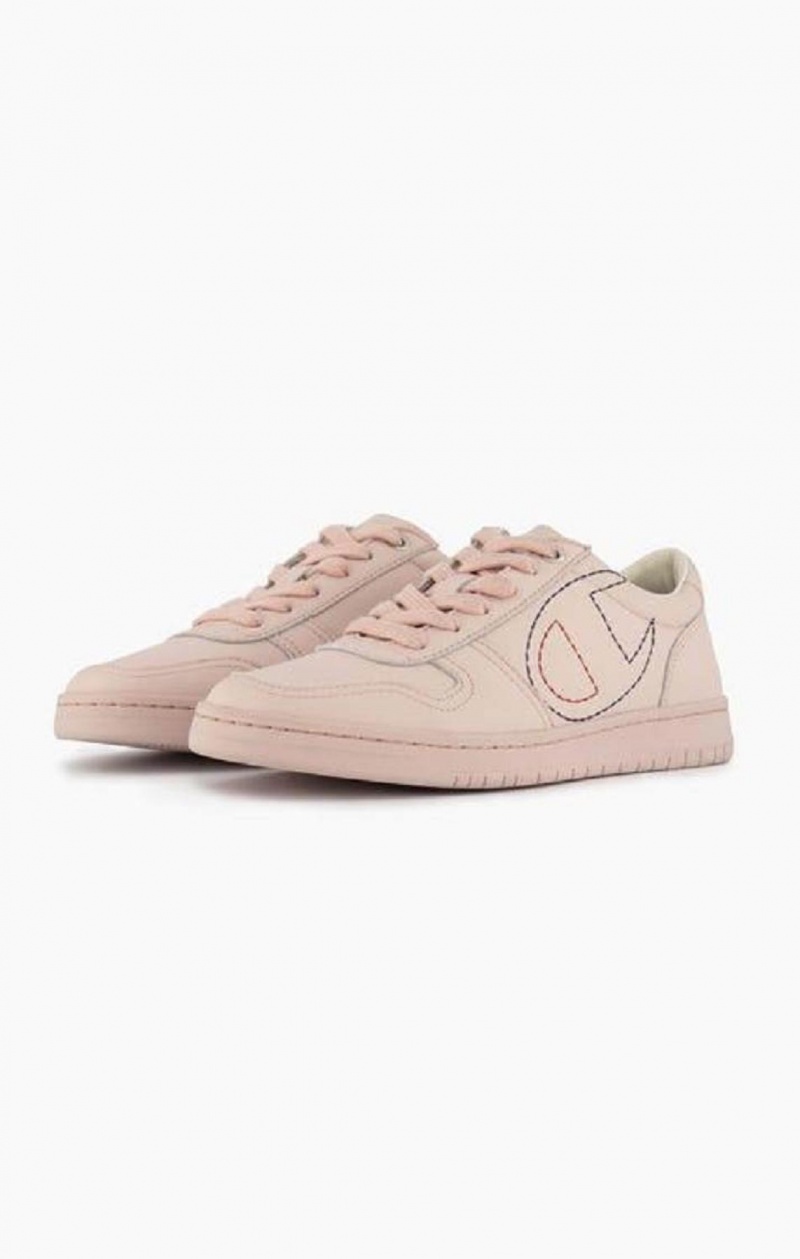 Champion 919 Low Logo Outline Trainers Joggesko Dame Rosa | 0256-ZNLQB