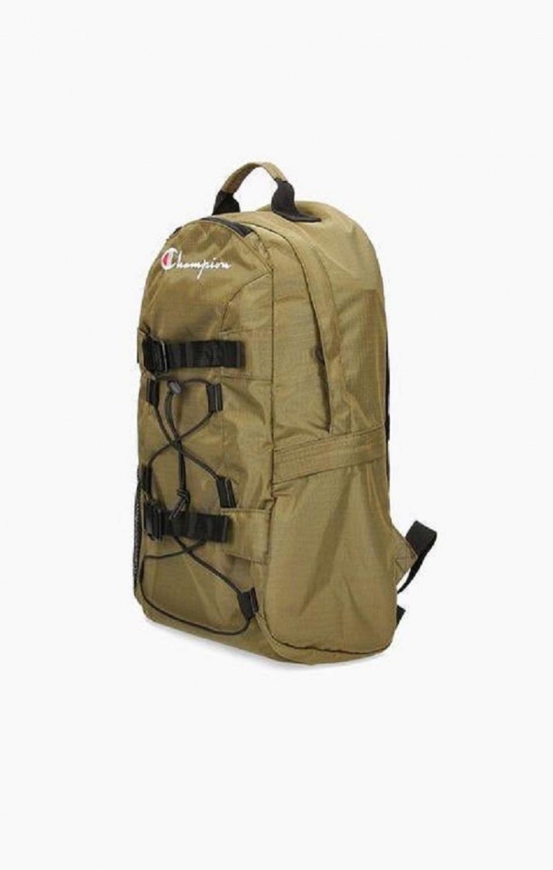 Champion Blonder-Up Spenne Front Backpack Vesker Herre Olivengrønne Grønn | 5169-HLBUI