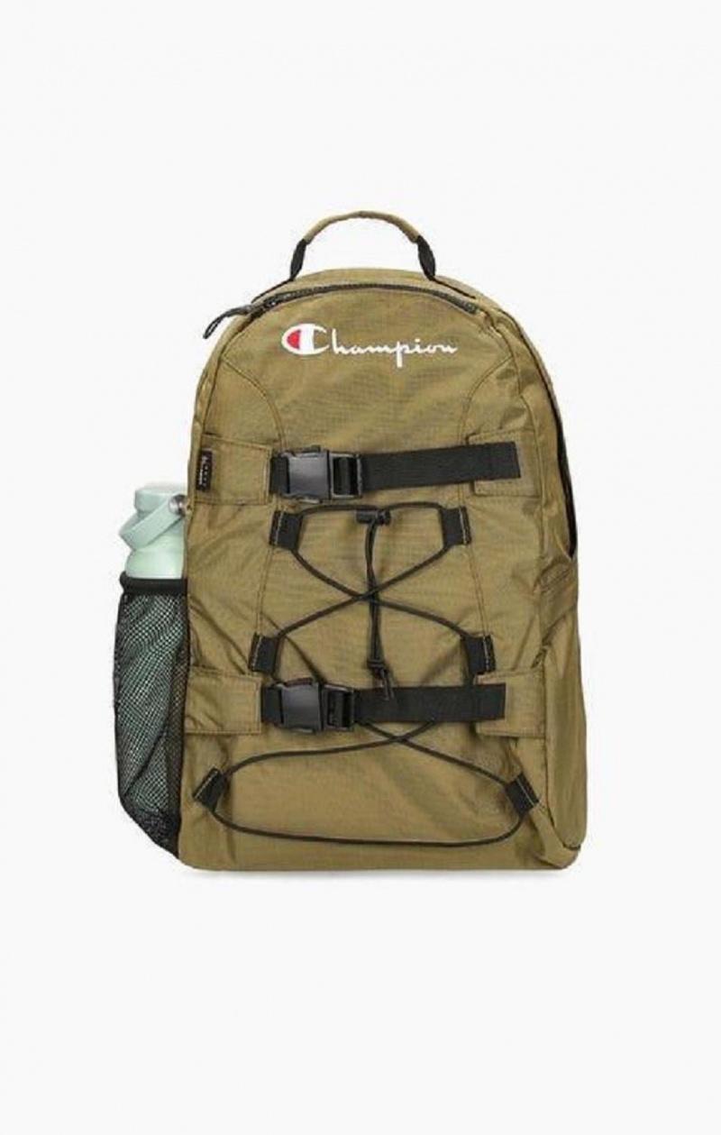 Champion Blonder-Up Spenne Front Backpack Vesker Herre Olivengrønne Grønn | 5169-HLBUI