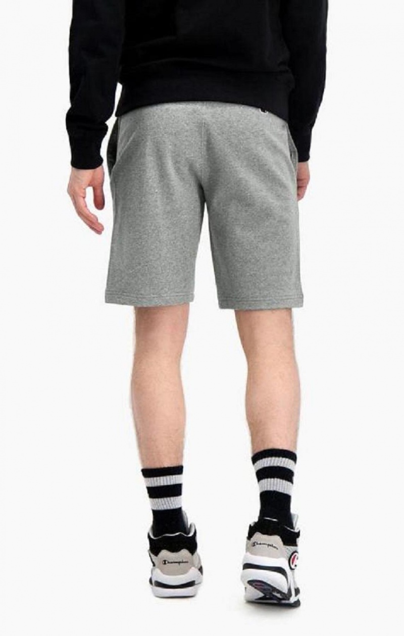 Champion C Logo Bomull Terry Bermuda Shorts Shorts Herre Mørke Grå | 4357-OIEFB