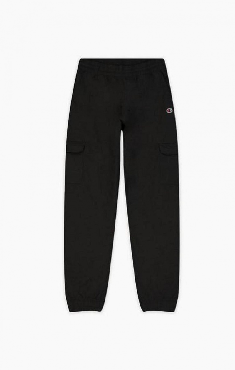 Champion C Logo Cargo Trousers Joggebukse Dame Svarte | 9260-SZTNH