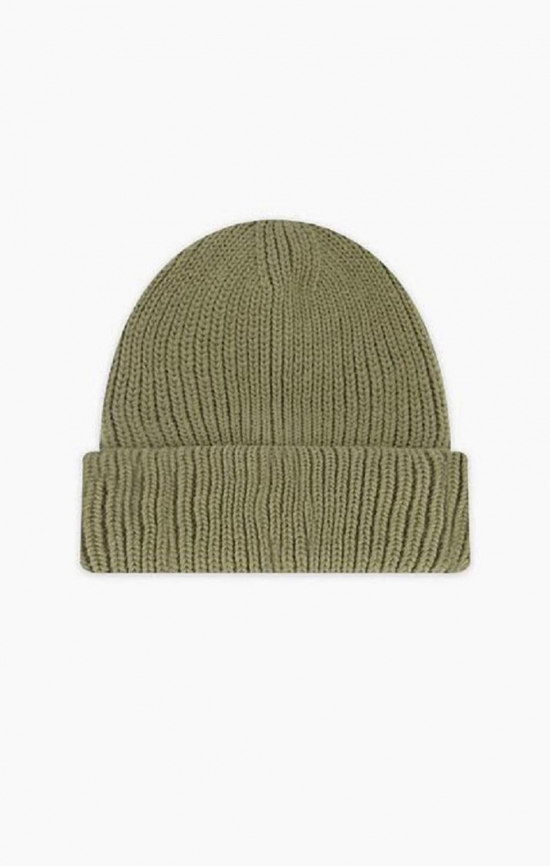 Champion C Logo Patch Beanie Hat Hatt Herre Beige | 0218-GSDVB