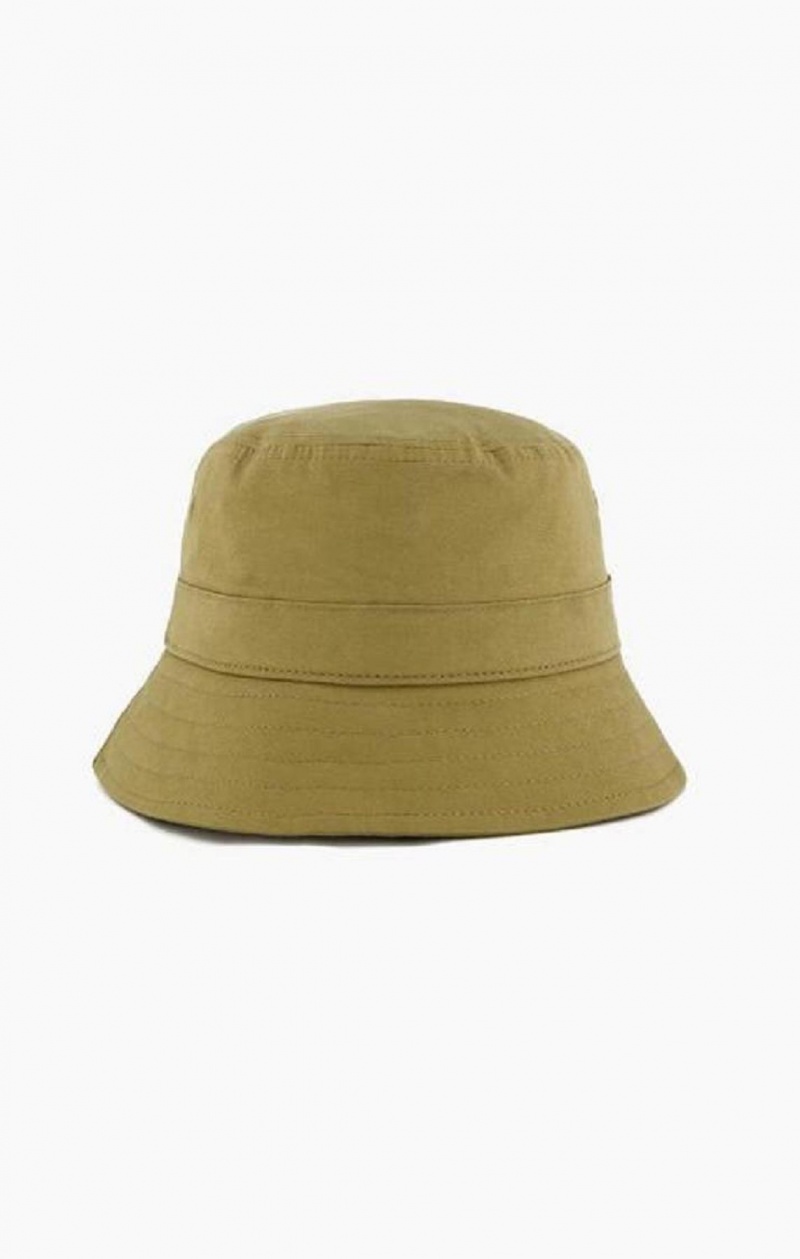 Champion C Logo Patch Bucket Hat Hatt Dame Olivengrønne Grønn | 5470-PHFSL