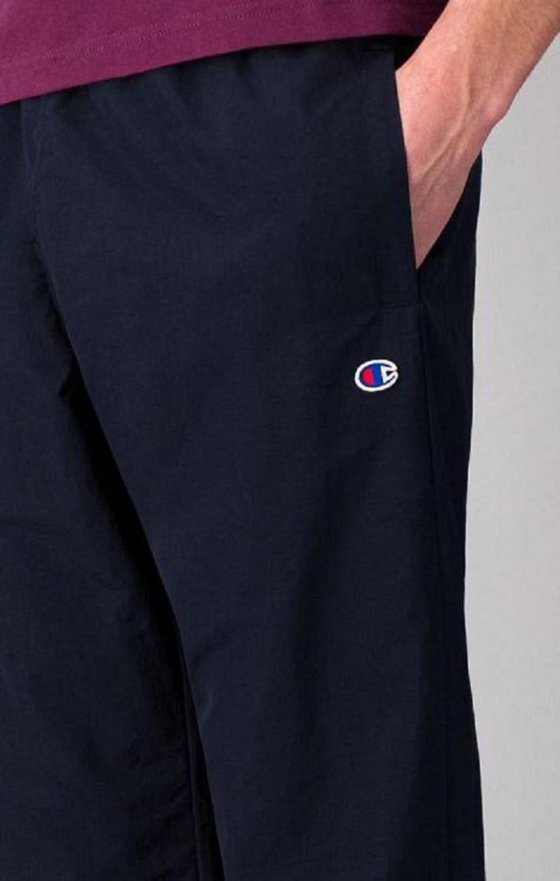 Champion C Logo Patch Cuffed Track Pants Joggebukse Herre Mørke Blå | 8674-OYAEL