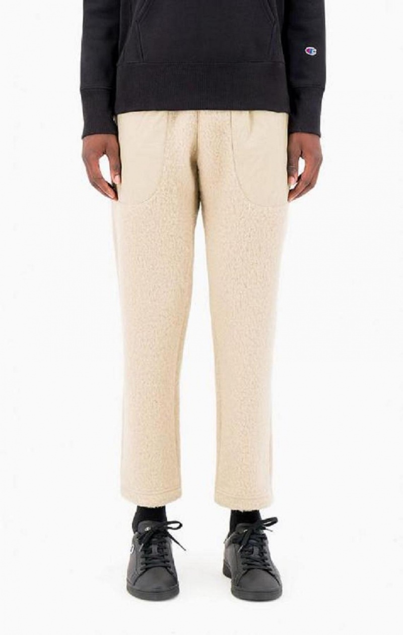 Champion C Logo Rett-Leg Pants Joggebukse Herre Beige | 8740-TQIFZ