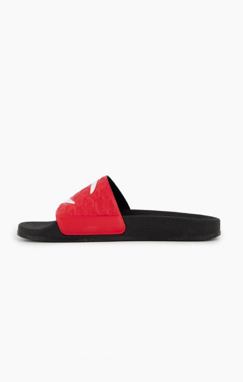 Champion C Patch Pool Slides Badesandaler Herre Rød | 8295-PRDCV