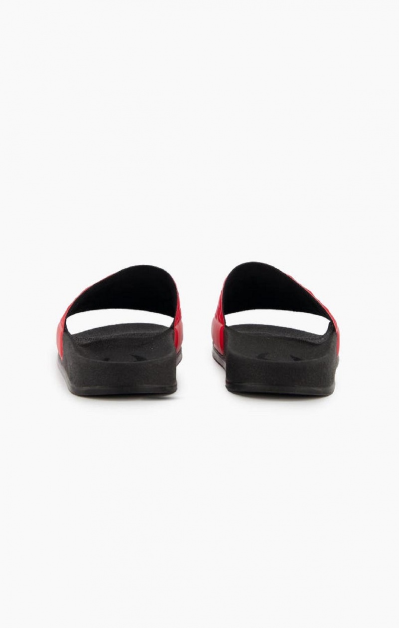 Champion C Patch Pool Slides Badesandaler Herre Rød | 8295-PRDCV