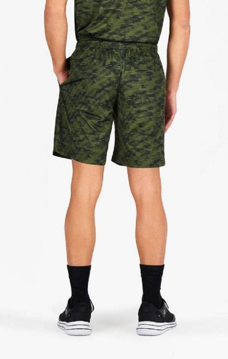 Champion Camo Quick Dry Trenings Shorts Shorts Herre Grønn | 6905-TBHOY