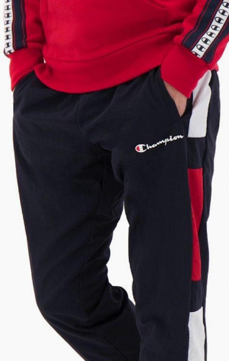 Champion Colour Block Track Pants Joggebukse Herre Mørke Turkis | 6751-GDRMY