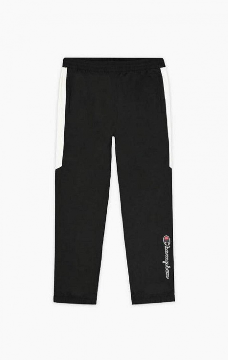 Champion Colour Block Track Pants Joggebukse Herre Svarte | 0397-ZJNDR