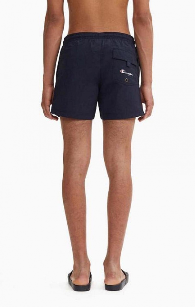 Champion Contrast Seam Detail Swim Shorts Badetøy Herre Mørke Blå | 1853-YJBTK