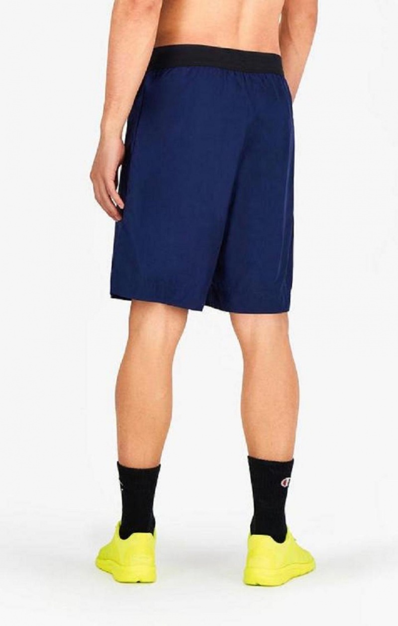 Champion Contrast Waistband Quick Dry Trenings Shorts Shorts Herre Blå | 7854-WUKDG