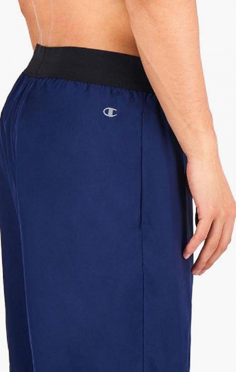 Champion Contrast Waistband Quick Dry Trenings Shorts Shorts Herre Blå | 7854-WUKDG