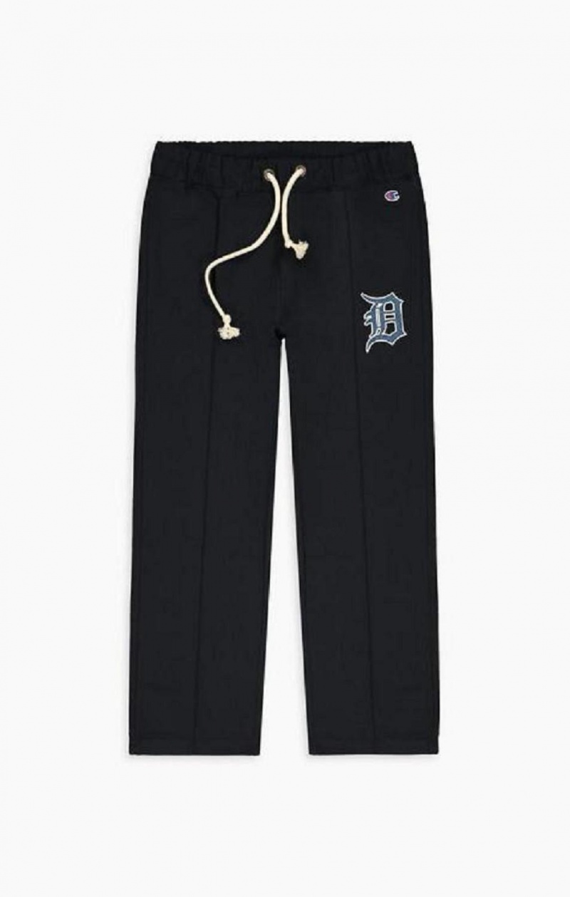 Champion Detroit MLB Rett Leg Woven Trousers Joggebukse Herre Mørke Blå | 4570-GENLI