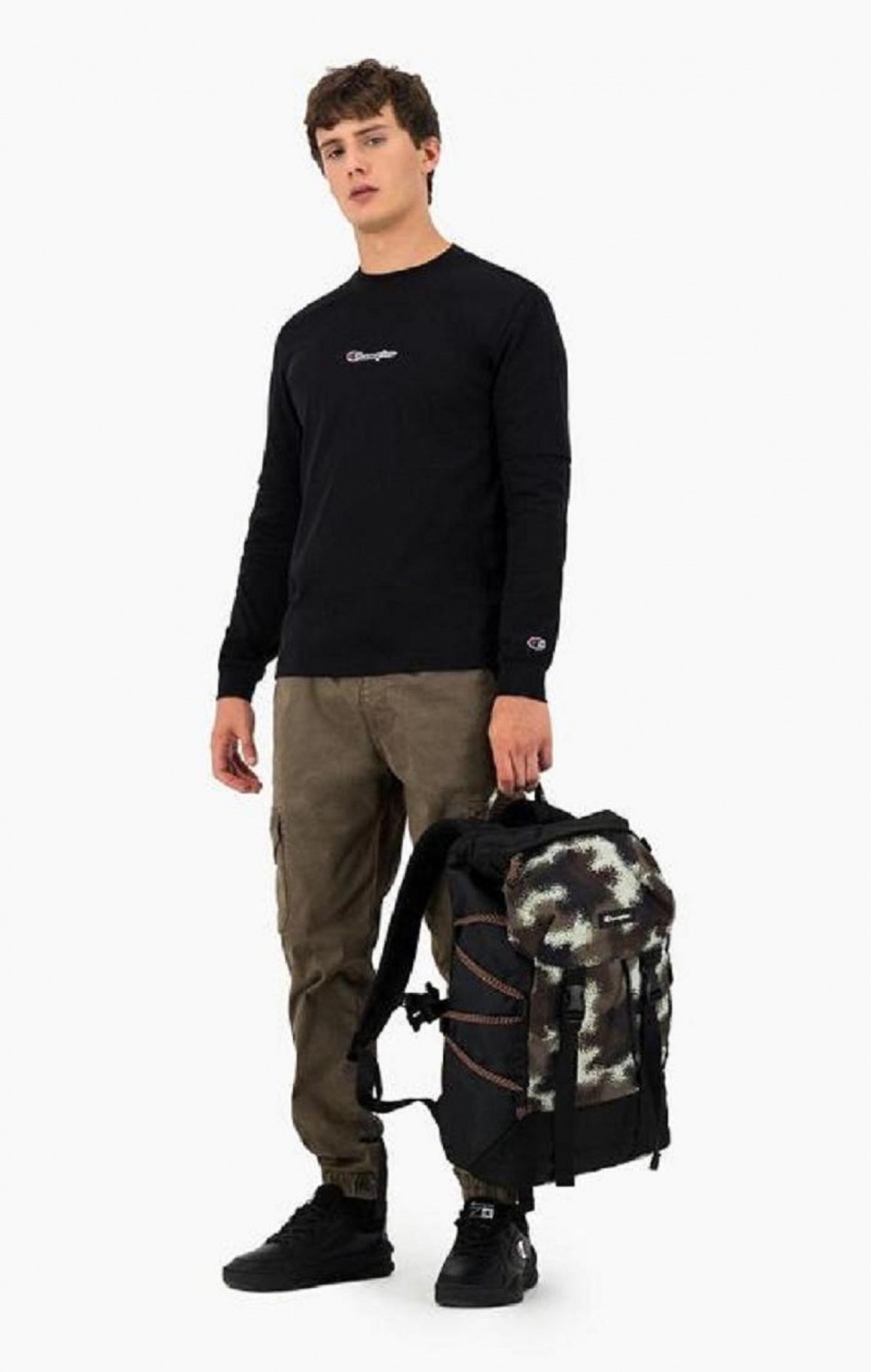 Champion Digital Camo Print Explorer Backpack Vesker Herre Grønn | 3219-UJXCW