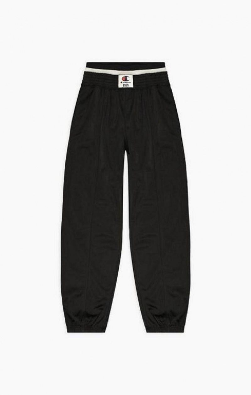 Champion Double Liv Cigarette Track Pants Joggebukse Dame Svarte | 7605-SNIFX