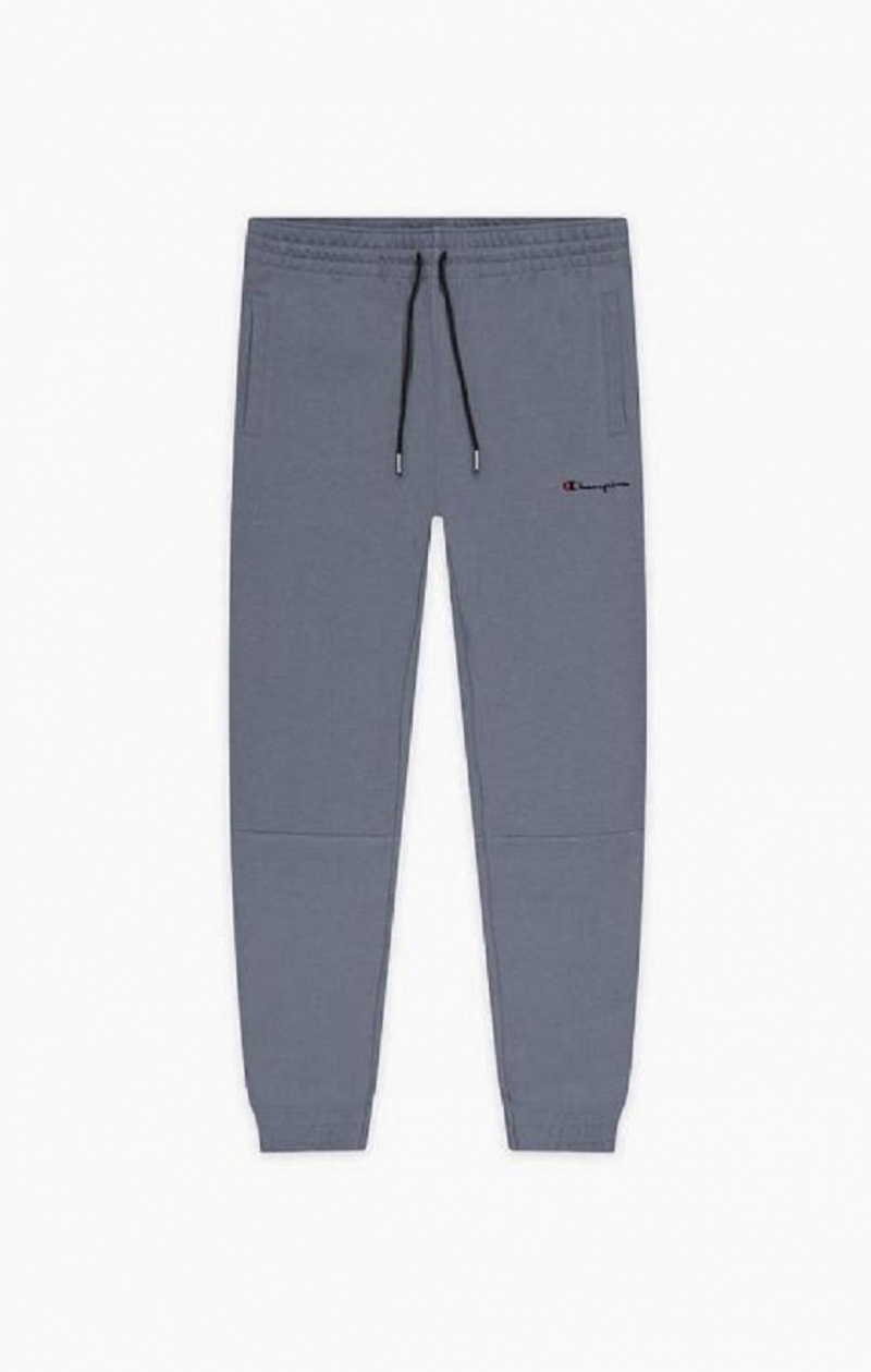 Champion Grafiske Logo Print Polstret Insert Track Pants Joggebukse Herre Mørke Grå | 1096-EWOGJ