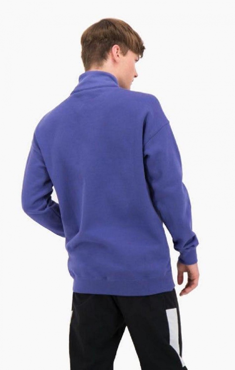 Champion Half Zip-Up Semsket Skinn C Sweatshirt Gensere Herre Gul | 8069-SMEXI