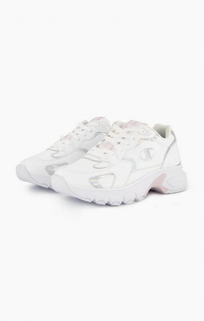 Champion Iridescent CWA Eclipse Trainers Joggesko Dame Hvite | 4085-VQTAI