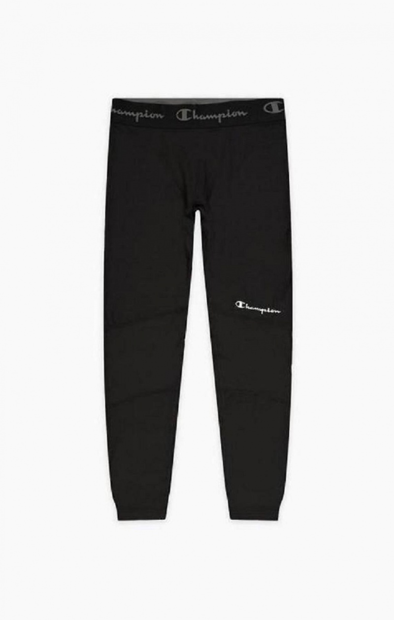 Champion Logo Tape Stretch Leggings Joggebukse Herre Svarte | 0457-TURMD