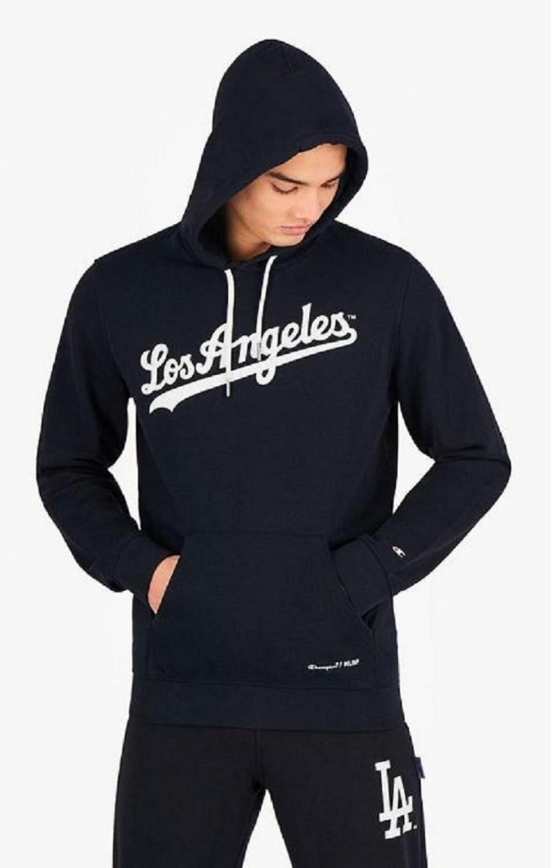 Champion Los Angeles MLB Hoodie Hettegenser Herre Svarte | 5801-BUJSX