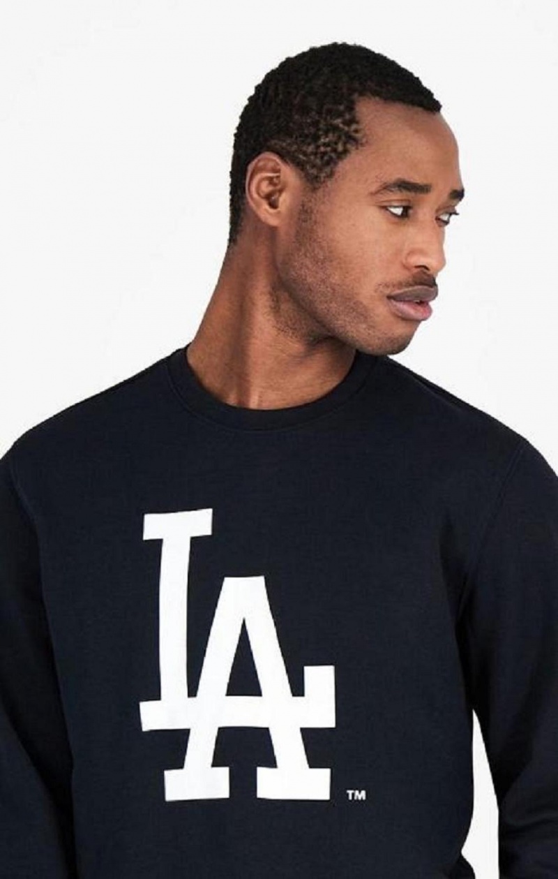 Champion Los Angeles MLB Sweatshirt Gensere Herre Svarte | 6394-BFUCH