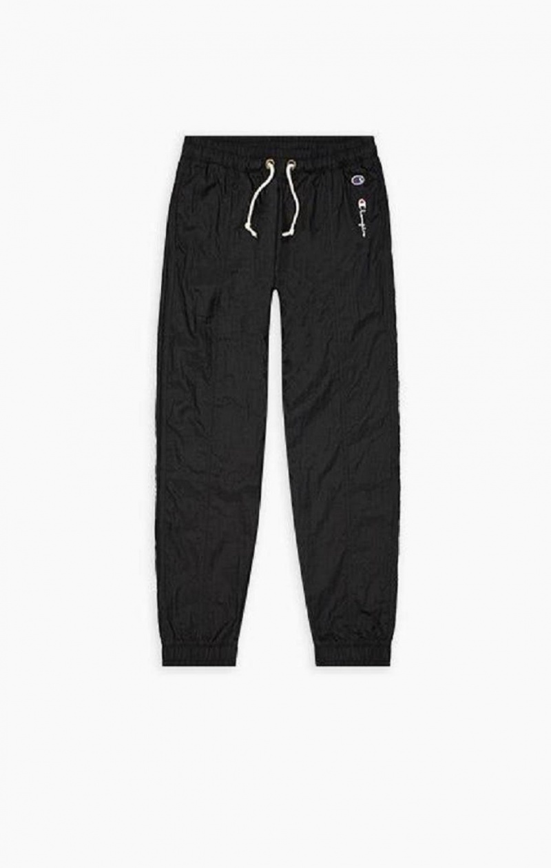 Champion Panel Detail Cuffed Track Pants Joggebukse Dame Svarte | 1243-HYAJU