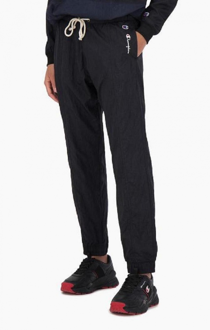 Champion Panel Detail Cuffed Track Pants Joggebukse Dame Svarte | 1243-HYAJU