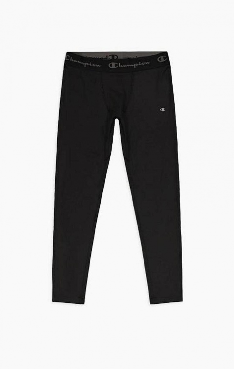 Champion Quick Dry Compression Trenings Leggings Joggebukse Herre Svarte | 7498-JKPTA