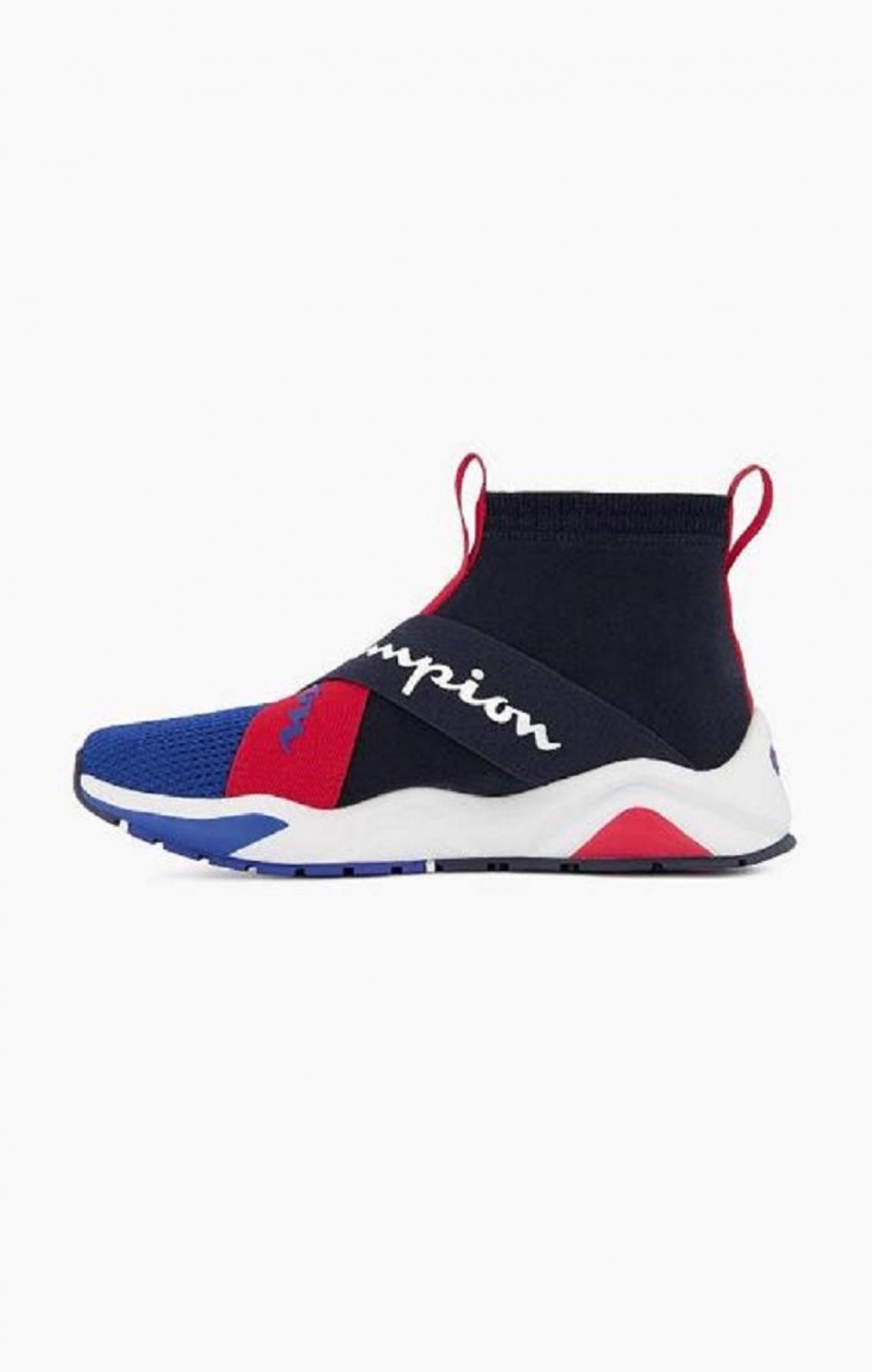 Champion Rally Cross Reima Sock Runner Trainers Joggesko Herre Blå | 2376-HQJIY