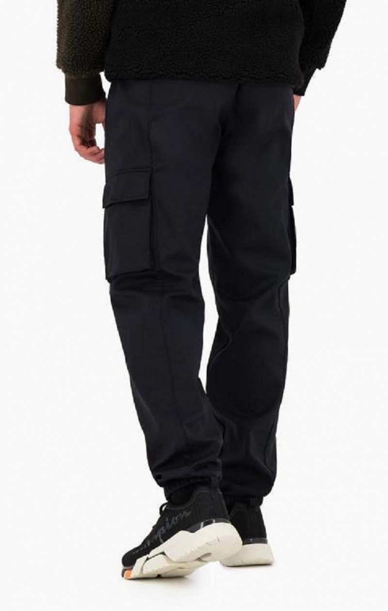 Champion Reflective Logo Cargo Pants Joggebukse Herre Svarte | 9812-FZWQT