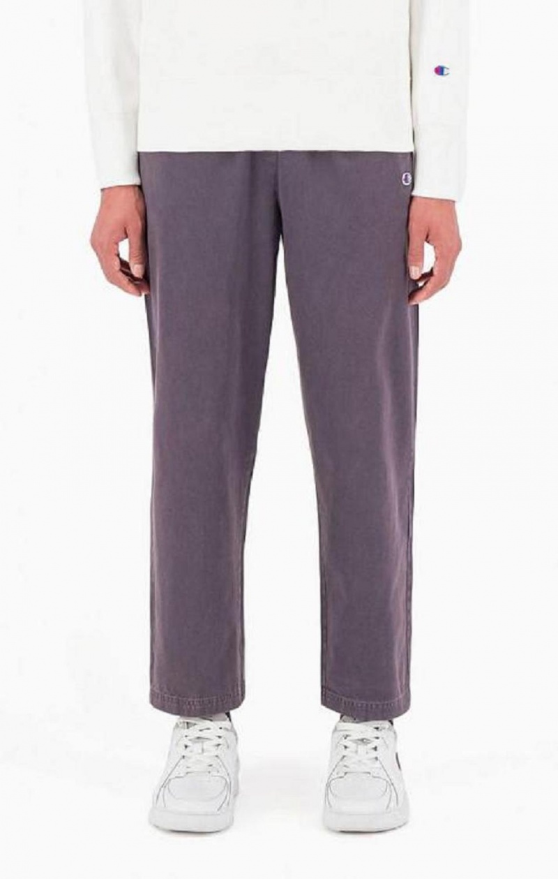 Champion Rett Leg Premium Bomull Track Pants Joggebukse Herre Mørke Turkis | 4381-JDPZQ